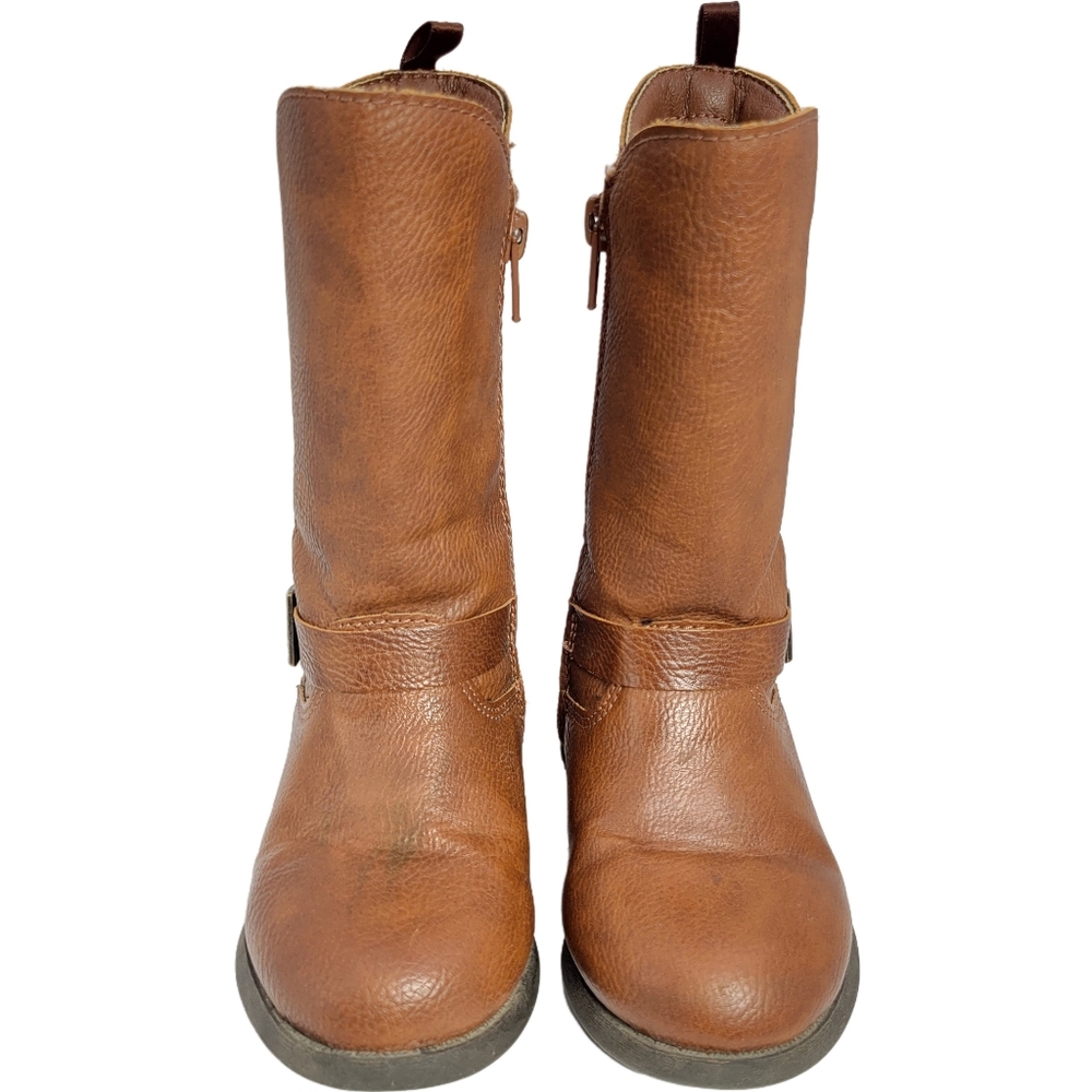 OshKosh B'gosh Youth Girl Lumi Brown Mid Calf Riding Boots Size: 7M Pre-owned